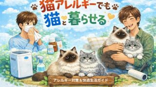 猫アレルギーの検査（View39）結果を公開｜クラス3の夫と猫2匹の暮らし方と対策