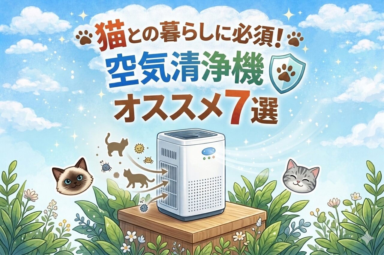 猫との暮らしに必須！空気清浄機オススメ7選｜ダイキン・SHARP・Panasonic
