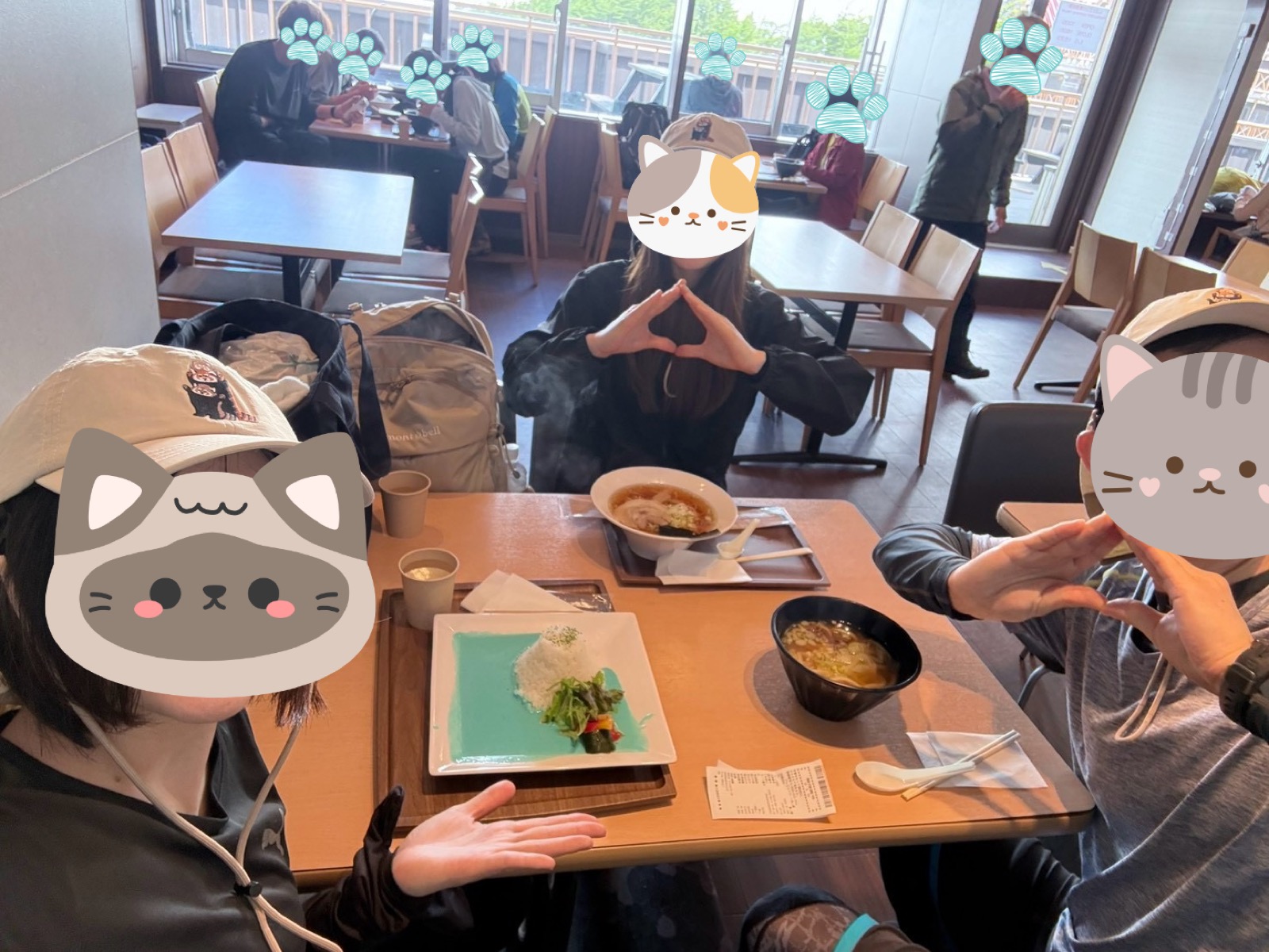 富士山五合目レストランでの昼食