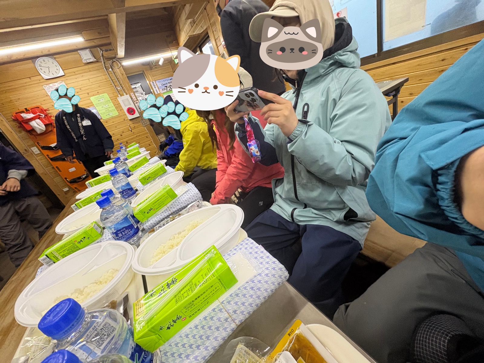 富士山八合目 海抜3250mの標識