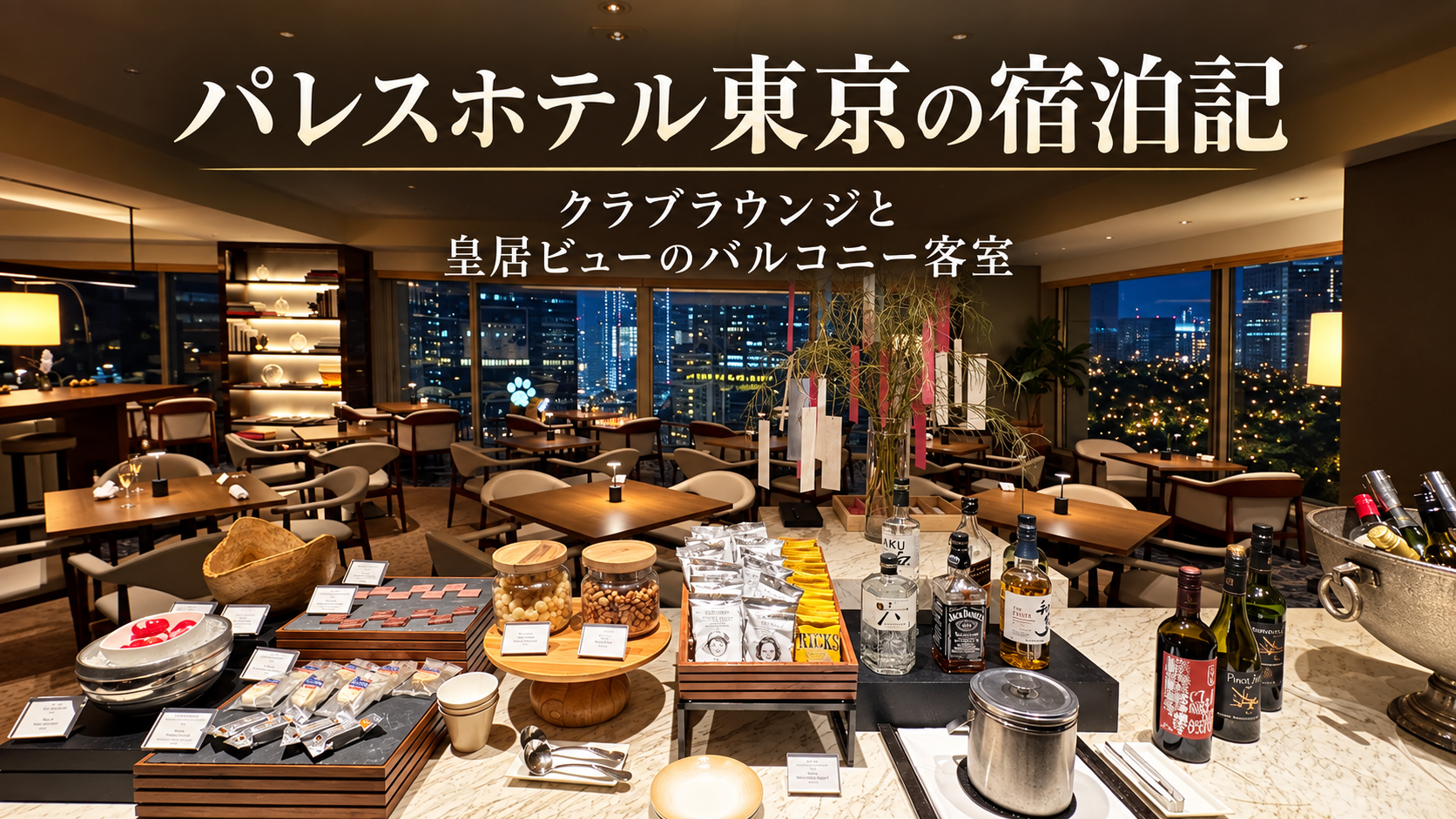 パレスホテル東京の宿泊記｜クラブラウンジと皇居ビューのバルコニー客室【1泊11万円】